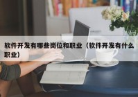 软件开发有哪些岗位和职业（软件开发有什么职业）