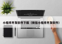 小程序开发软件下载（微信小程序开发软件）