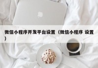 微信小程序开发平台设置（微信小程序 设置）